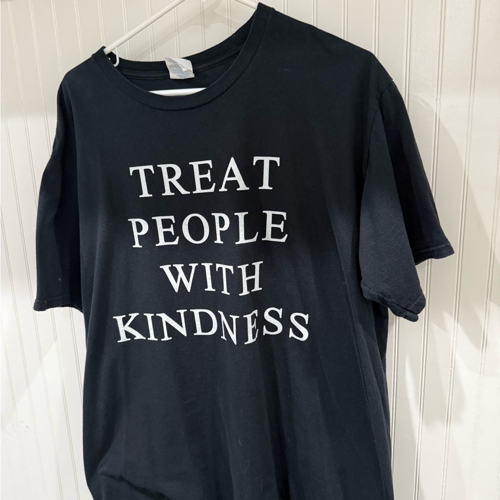 Port and Company Black Tee - Treat People With Kindness